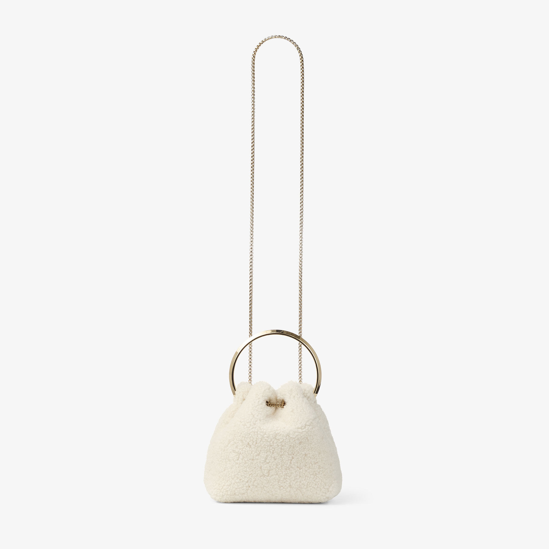 Bon Bon
Natural Bucket Bag with Metal Handle - 5