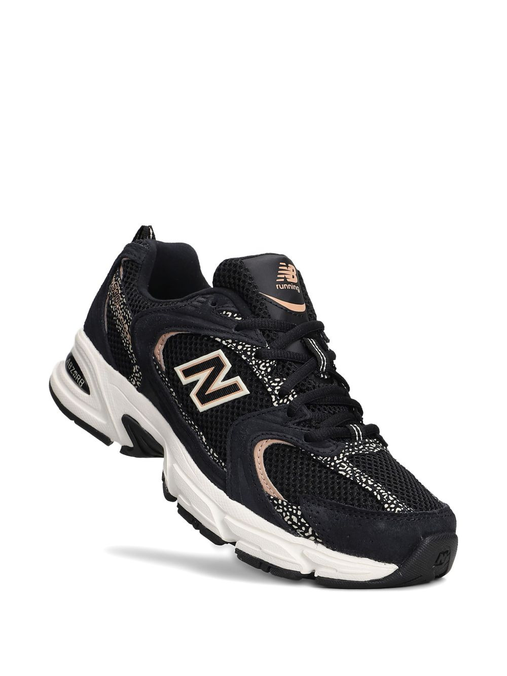mesh-panel trainers - 4
