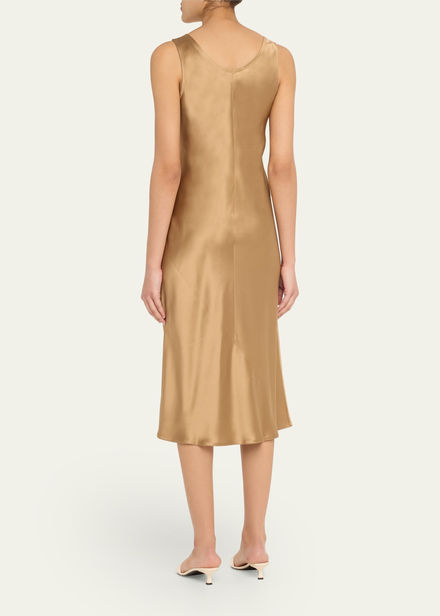 Max Mara Banjo Slip Midi Silk Dress | bergdorfgoodman