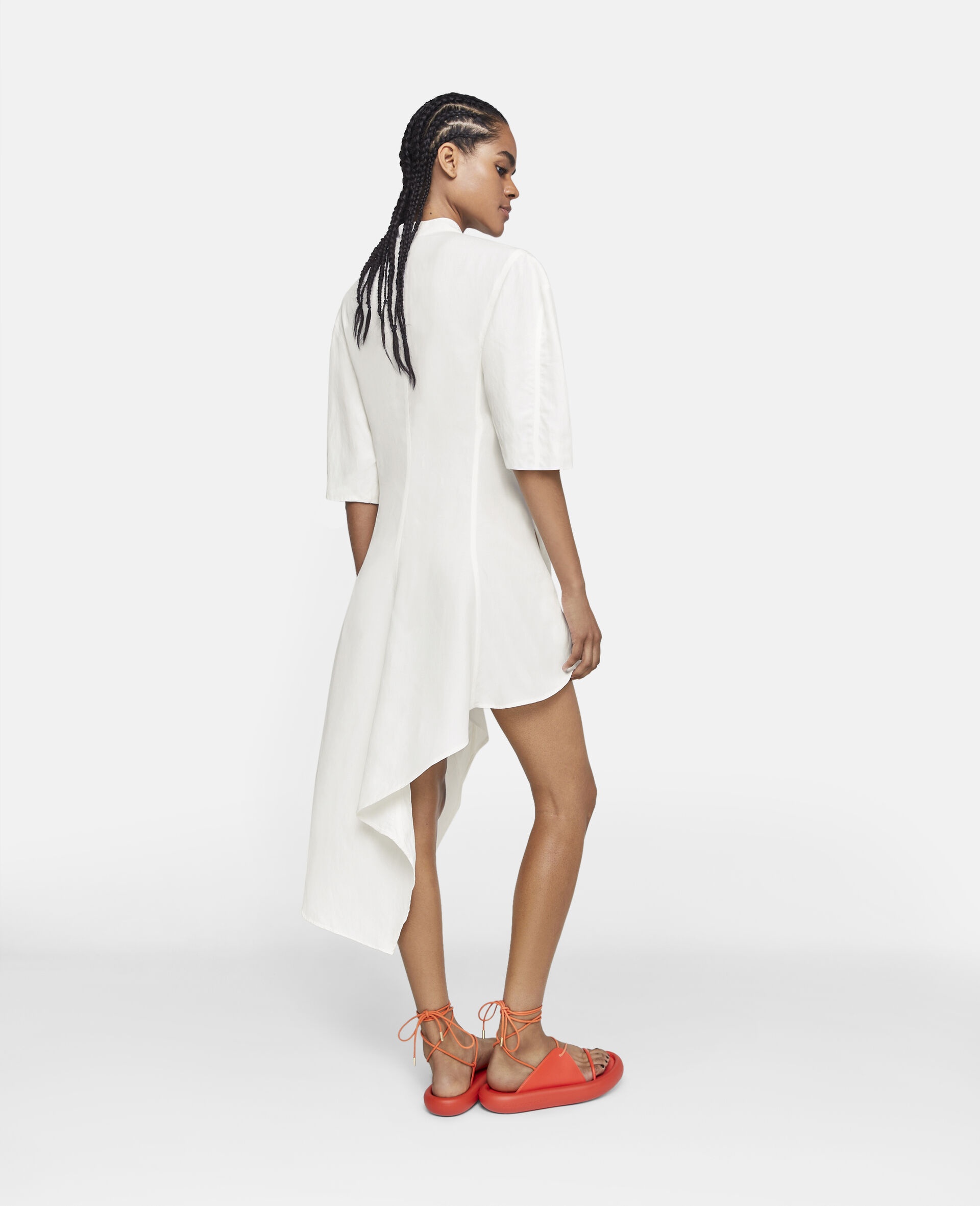Linen Corset Shirt Dress - 3