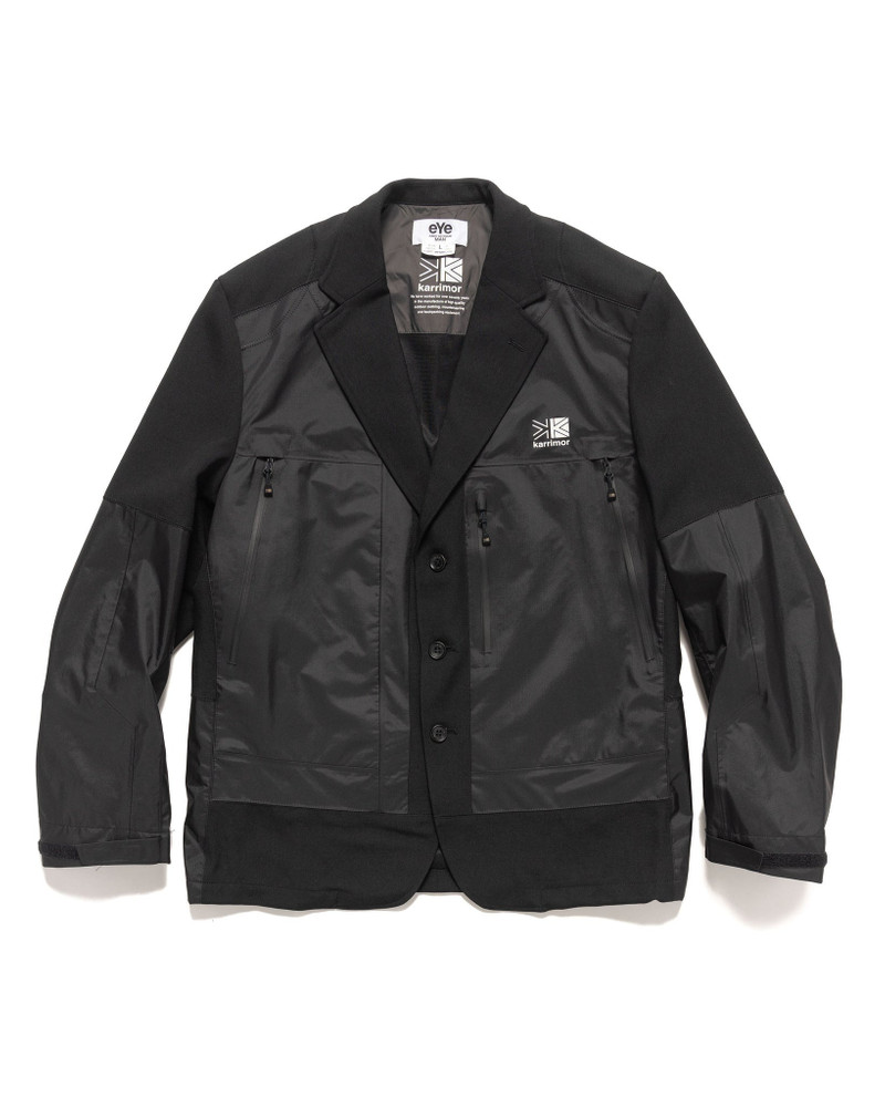 로고 인쇄 panelled blazer 1