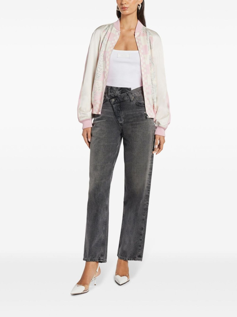 VERSACE Barocco-print bomber jacket outlook