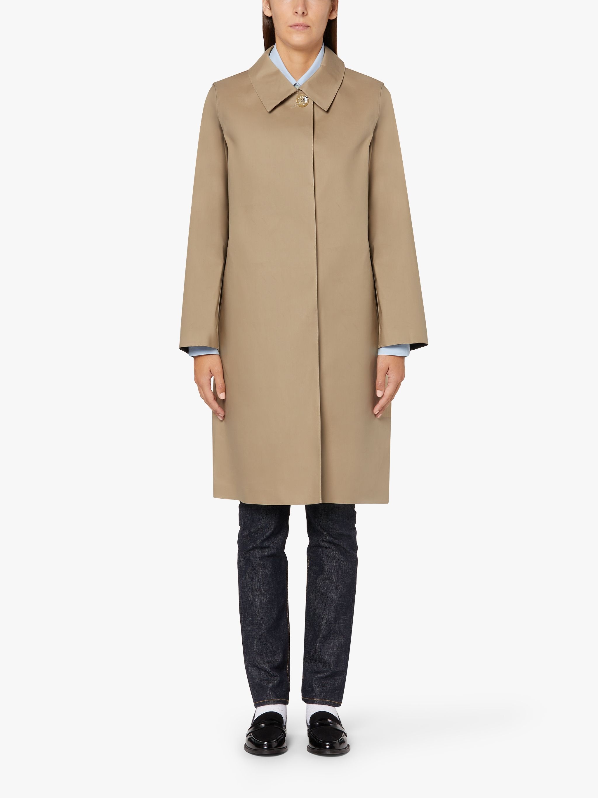 BANTON FAWN BONDED COTTON COAT | LR-1032 - 3