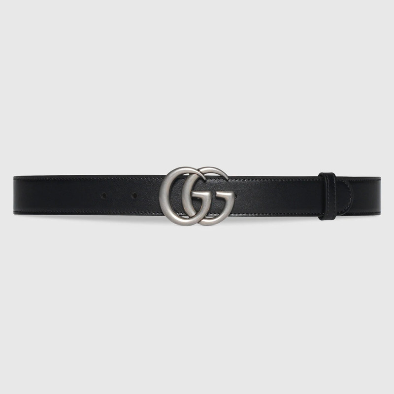 GUCCI GG Marmont reversible thin belt outlook