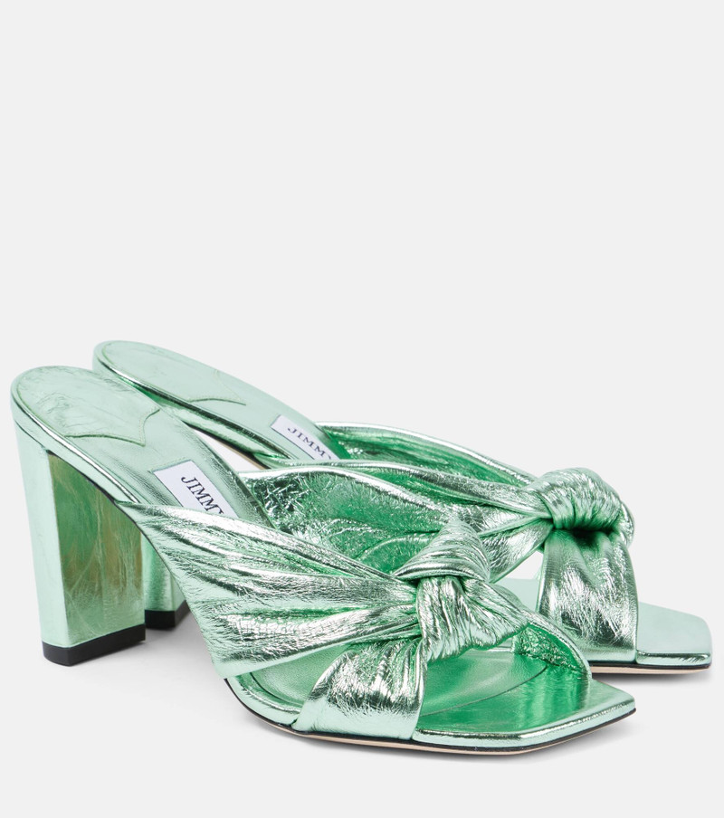 Avenue 85 metallic leather sandals - 1