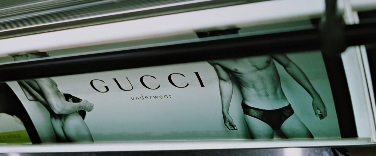 Gucci Spring 1998 Tom Ford Swarovski Logo Black Sheer Mesh Brief Shorts S - 4