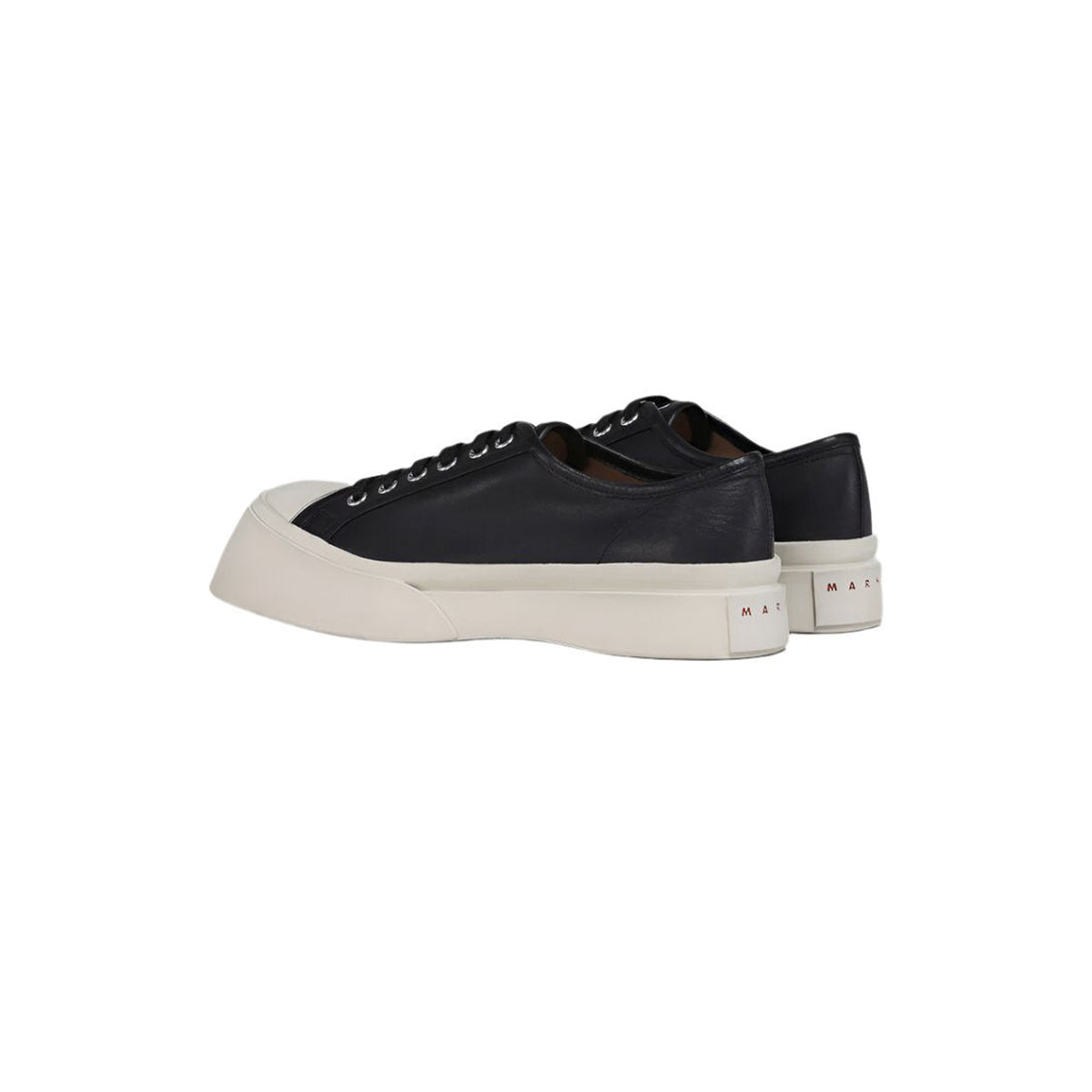 MEN'S BLACK NAPPA LEATHER PABLO SNEAKER (BLACK) - 4
