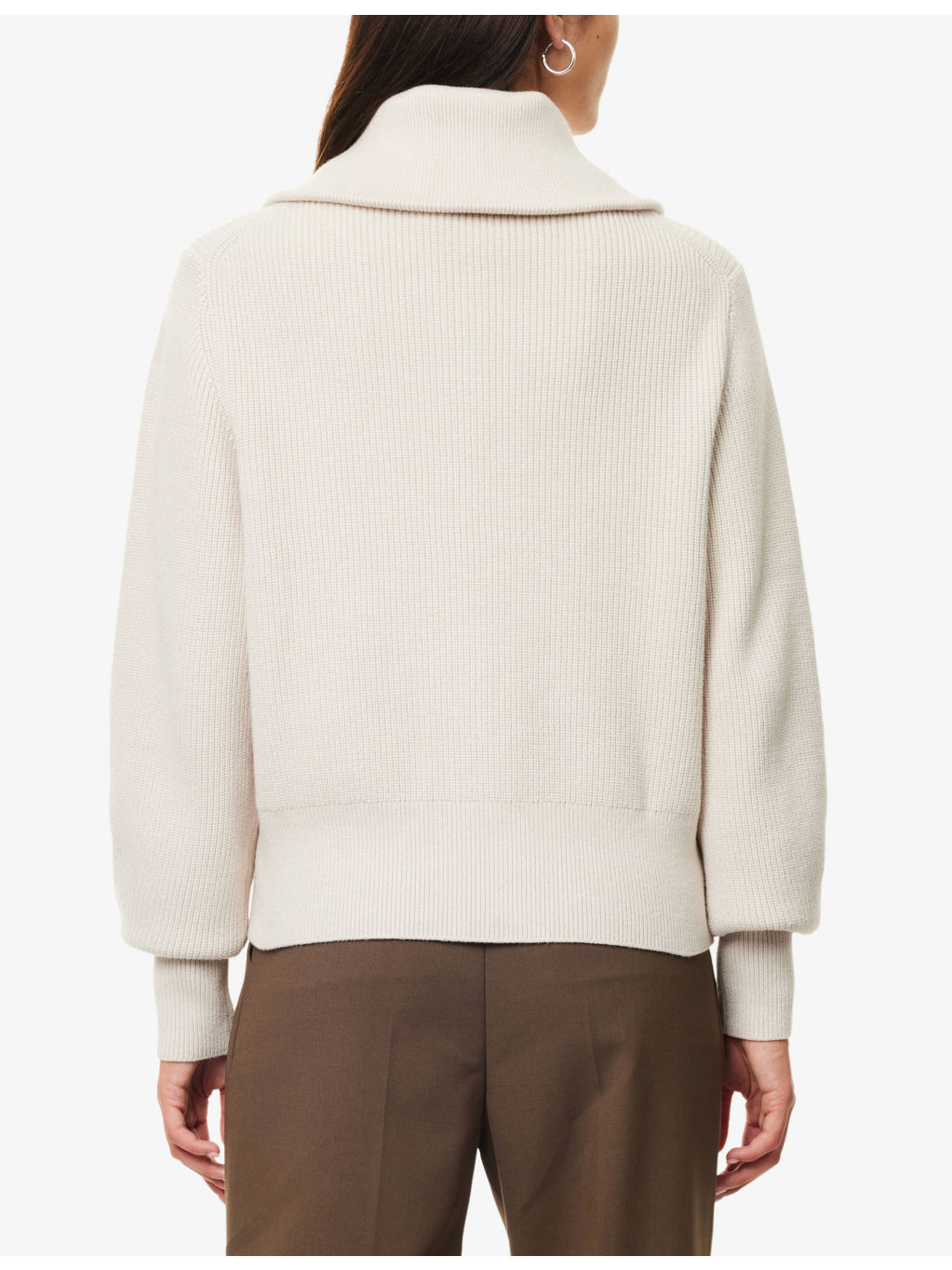 Enrico High-Neck Knitted Jacket - 4