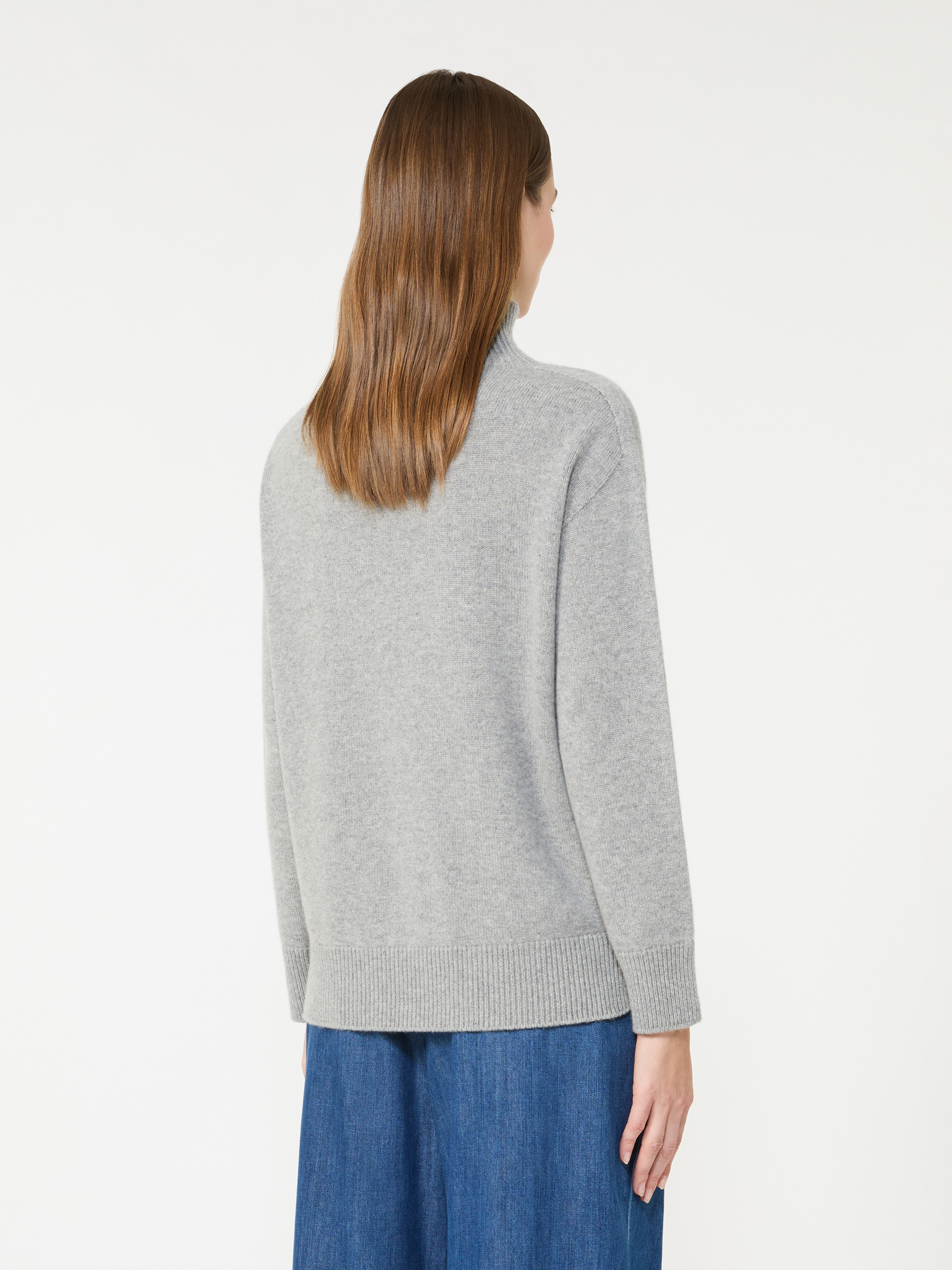 QUERCIA Cashmere polo-neck sweater - 4
