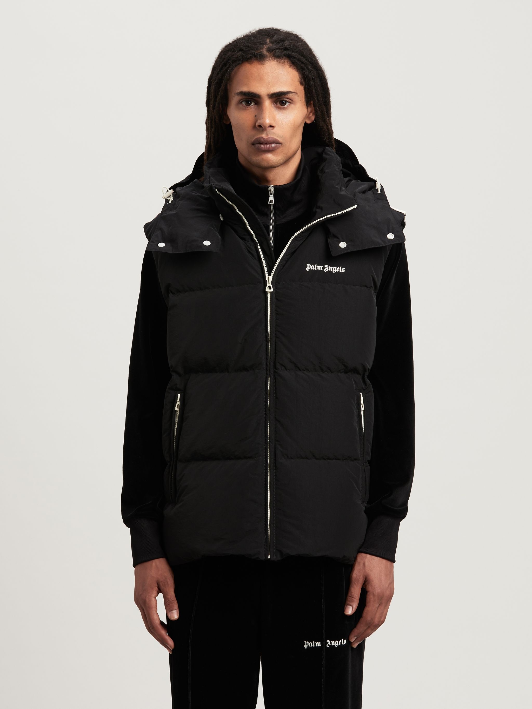 Classic Track Hoodie Down Vest - 3