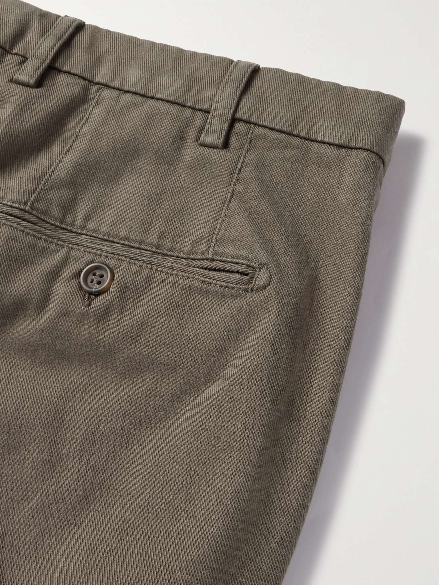 Slim-Fit Tapered Stretch Cotton-Twill Chinos - 3