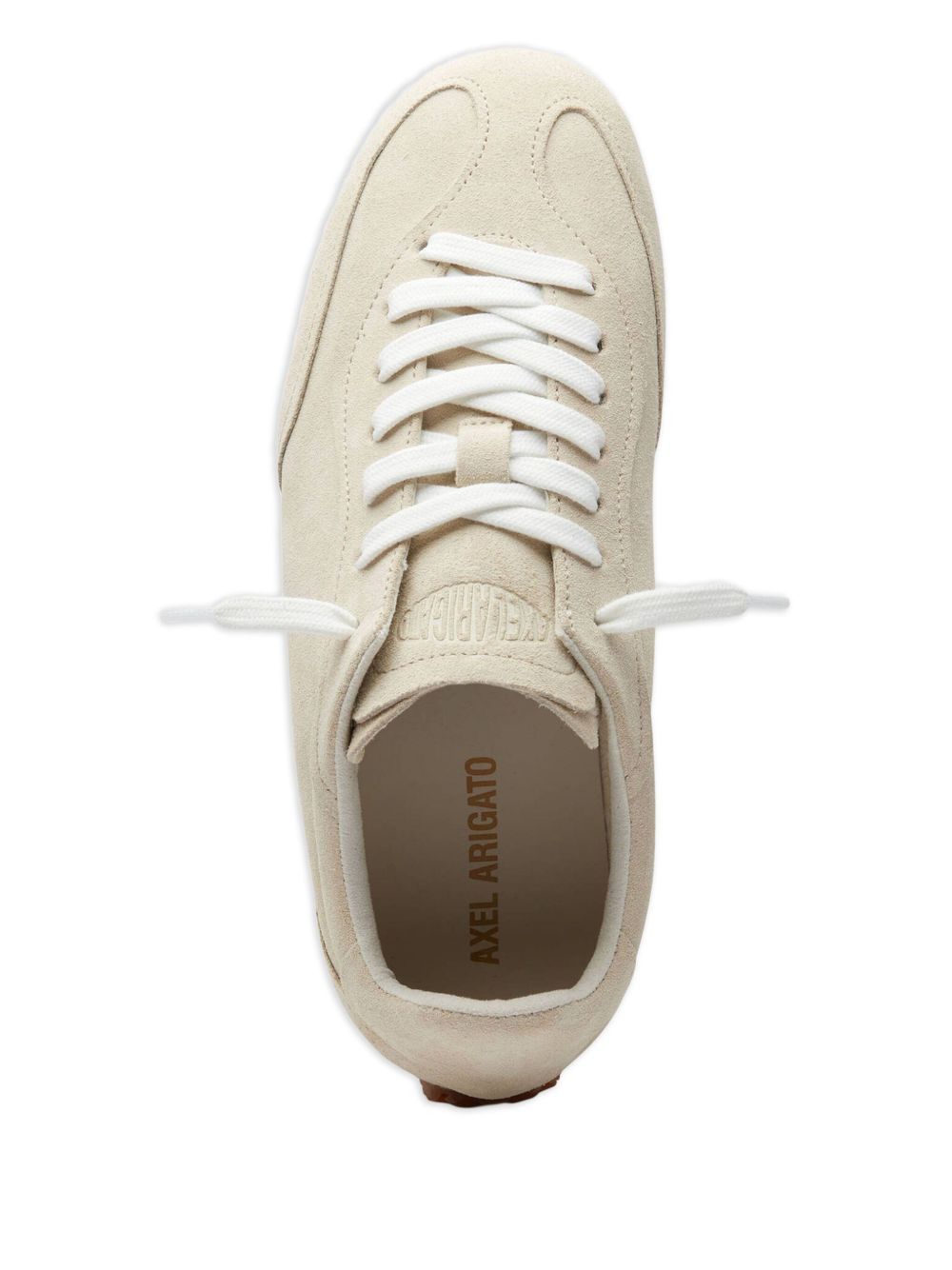 suede lace-up sneakers - 3