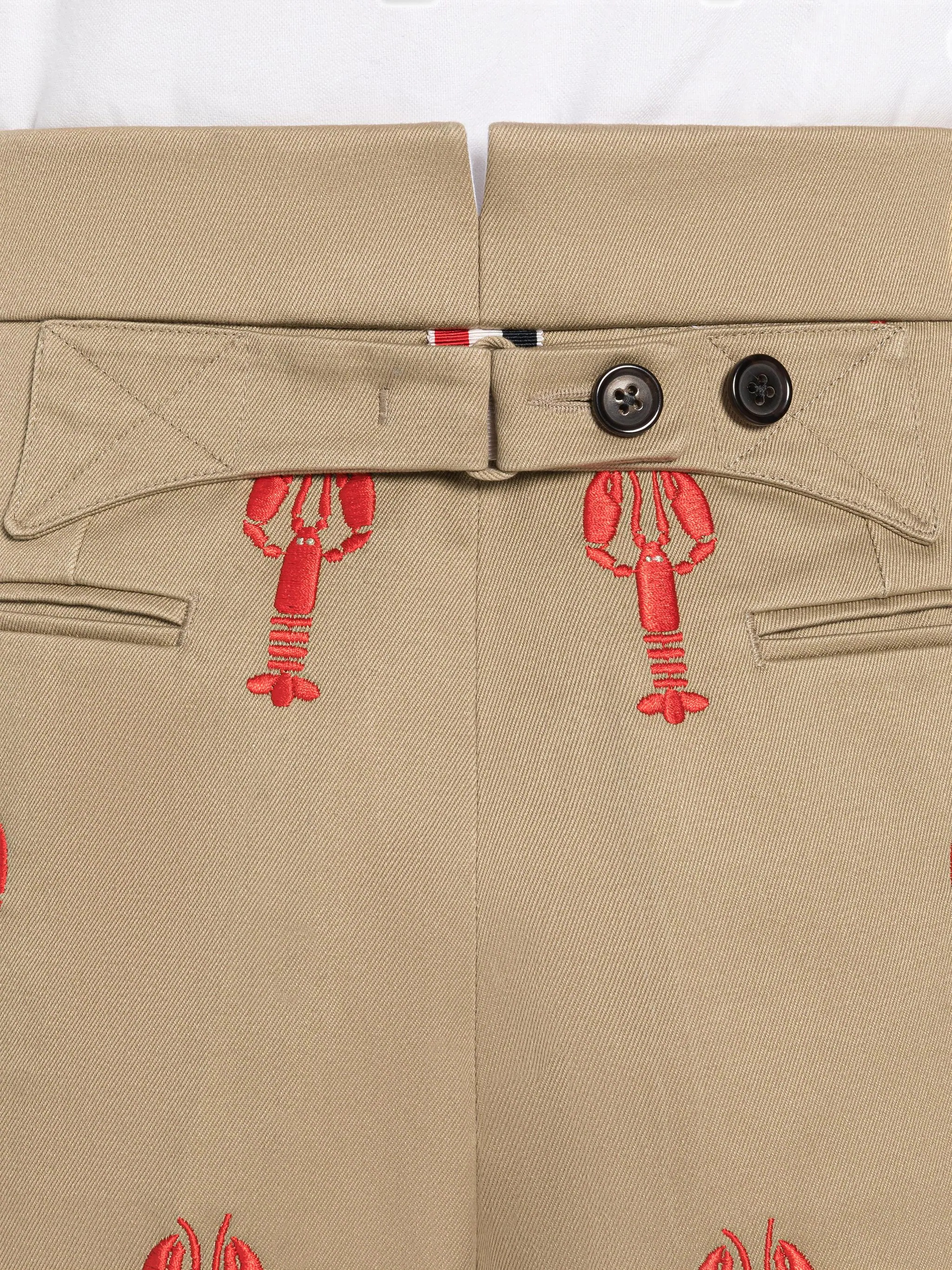 Cotton Twill Classic Lobster Backstrap Trouser - 6