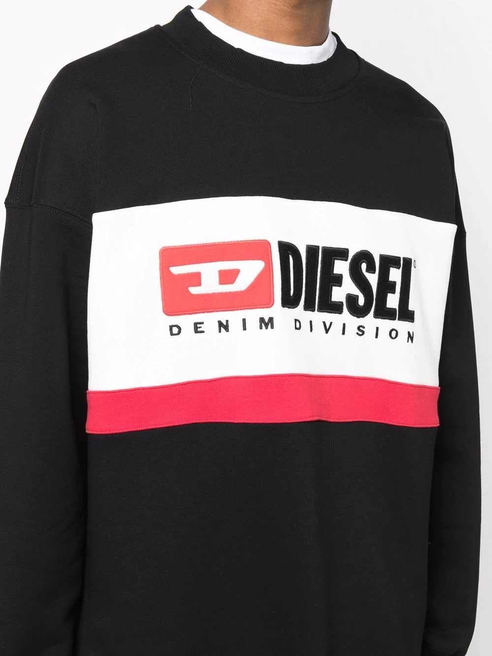 logo-print crew neck sweatshirt - 5