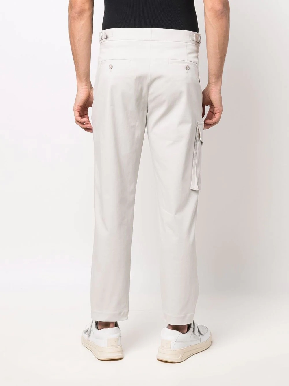 side pocket Chino trousers - 4