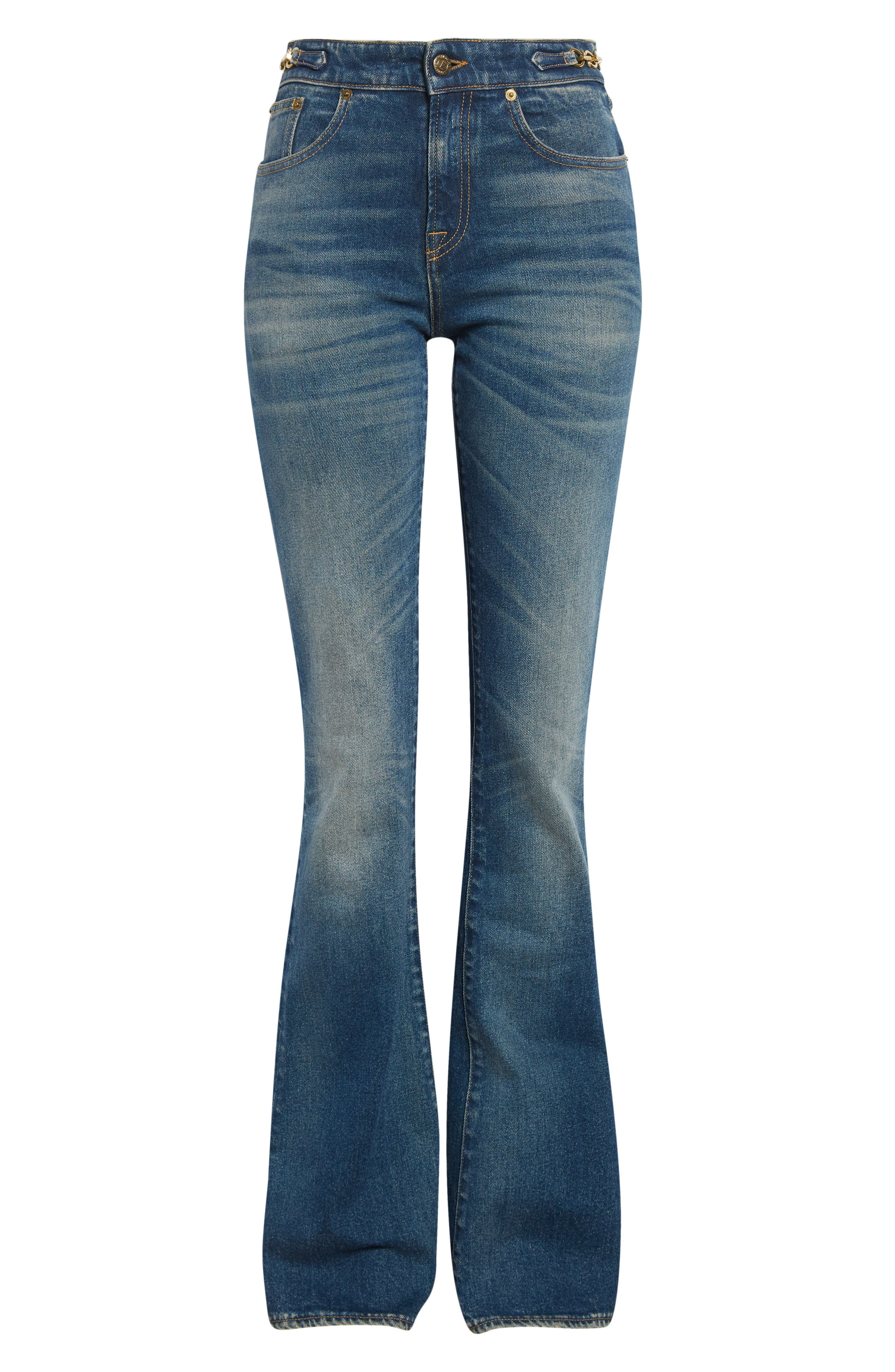 Golden Goose Journey Stretch Denim Bootcut Jeans in Blue at Nordstrom - 6
