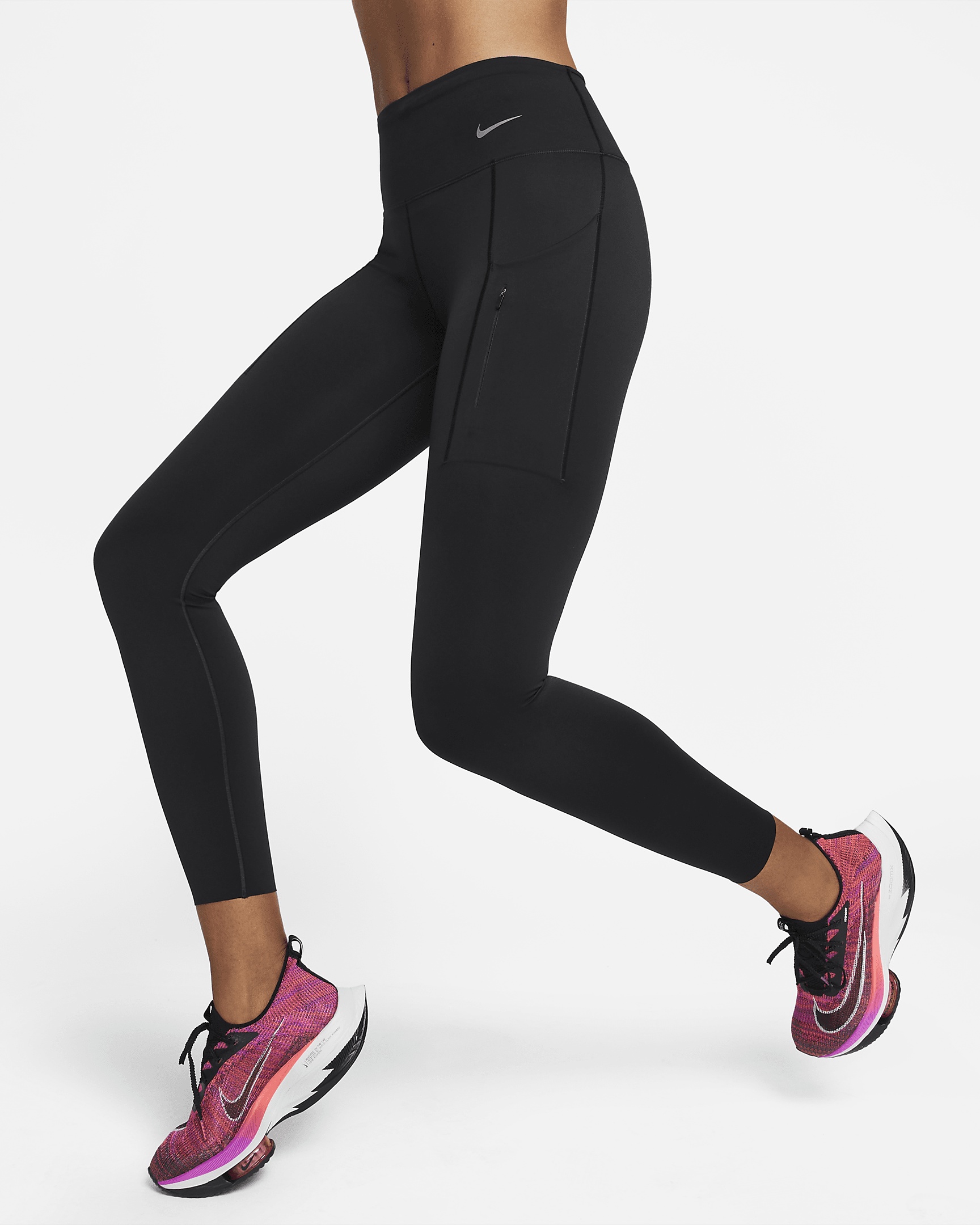 Nike Go Women's Firm-Support Mid-Rise 7/8 Leggings with Pockets - 3