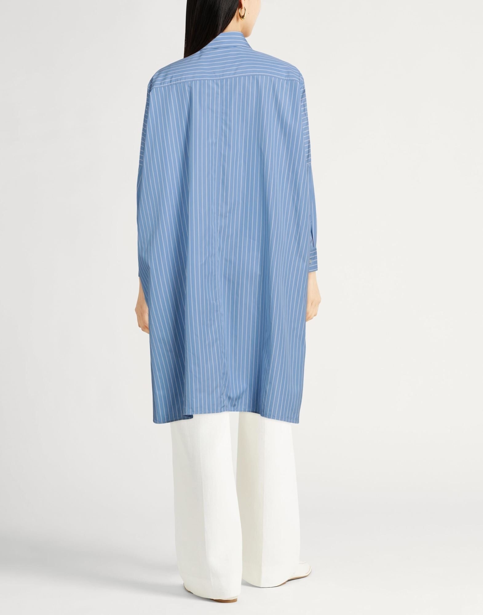Light blue Women's Striped Shirt - 3
