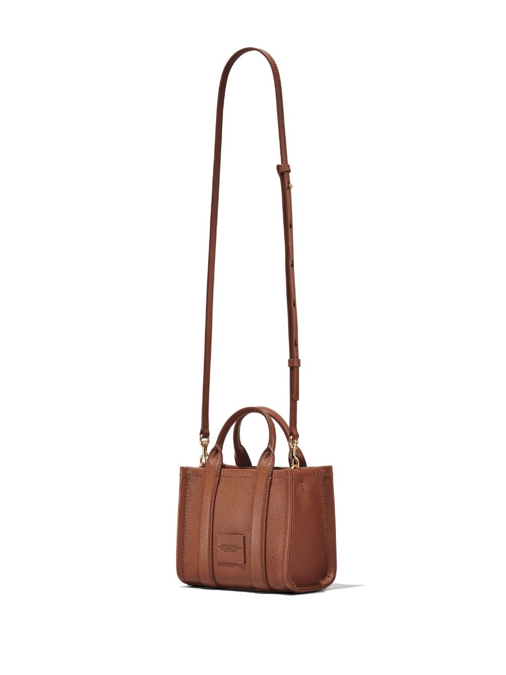 micro leather tote bag - 7