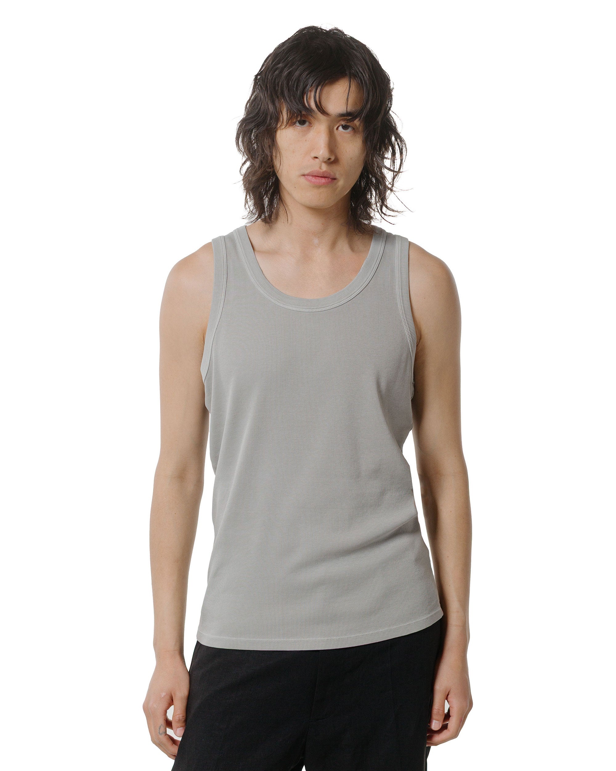 Rib Tank Top Grey - 2