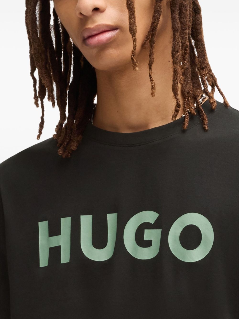 logo-print cotton T-shirt - 5