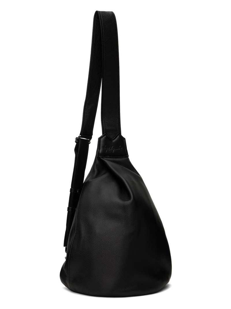 Yohji Yamamoto Black Y Crossbody Bag outlook