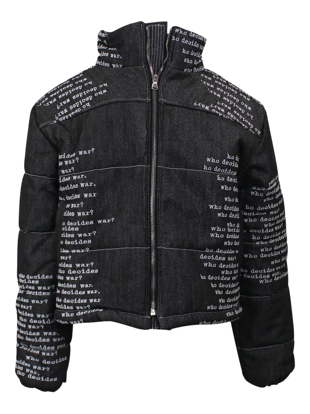 Signature Scripture puffer jacket - 7