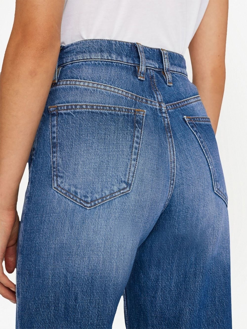 high-rise straight jeans - 5