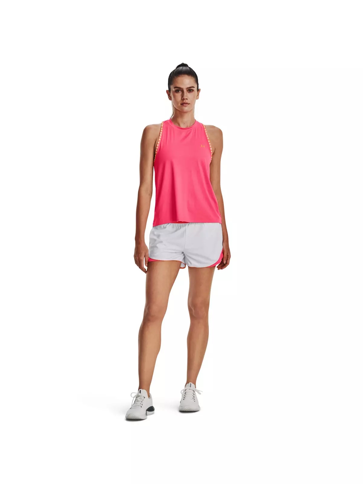Women's Knockout Tank Top-Pink - 4