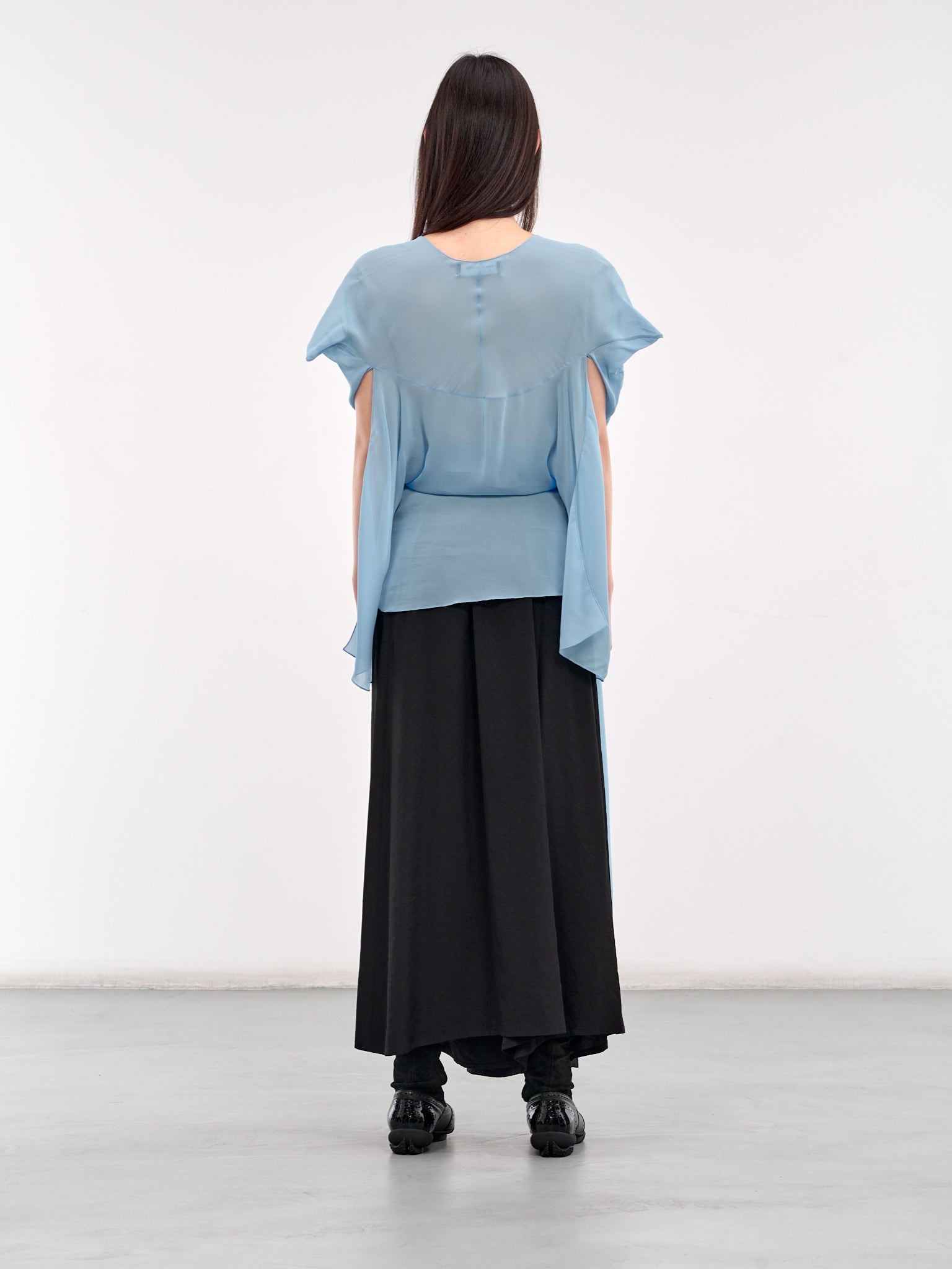 Draped Trim Blouse - 3