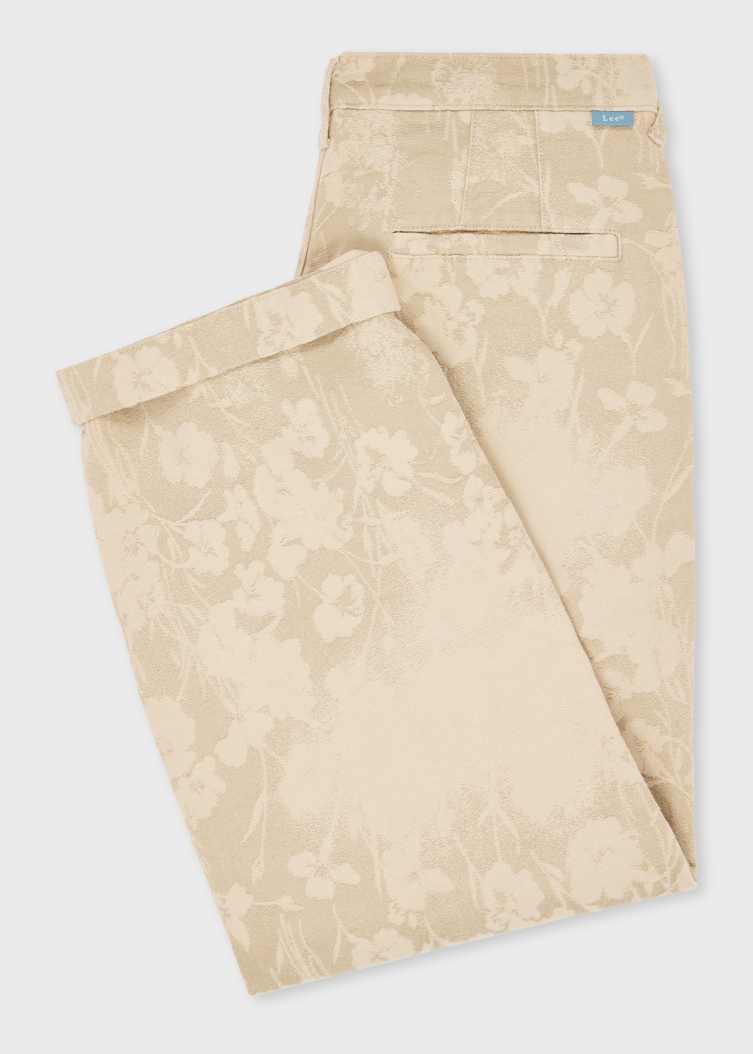 Paul Smith + Lee® Beige Jacquard Tapered Trousers - 2