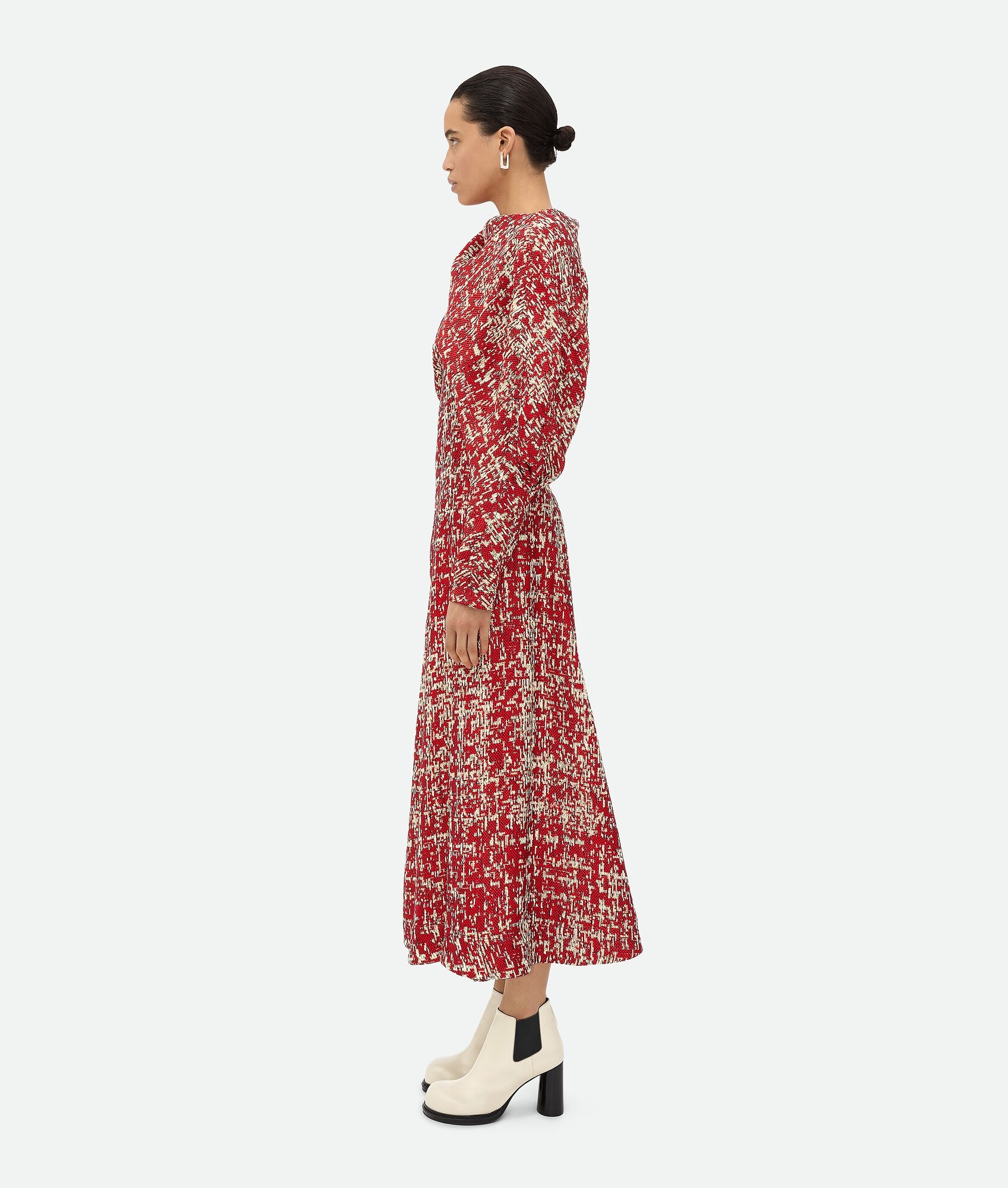 Textured Viscose Dress - 2