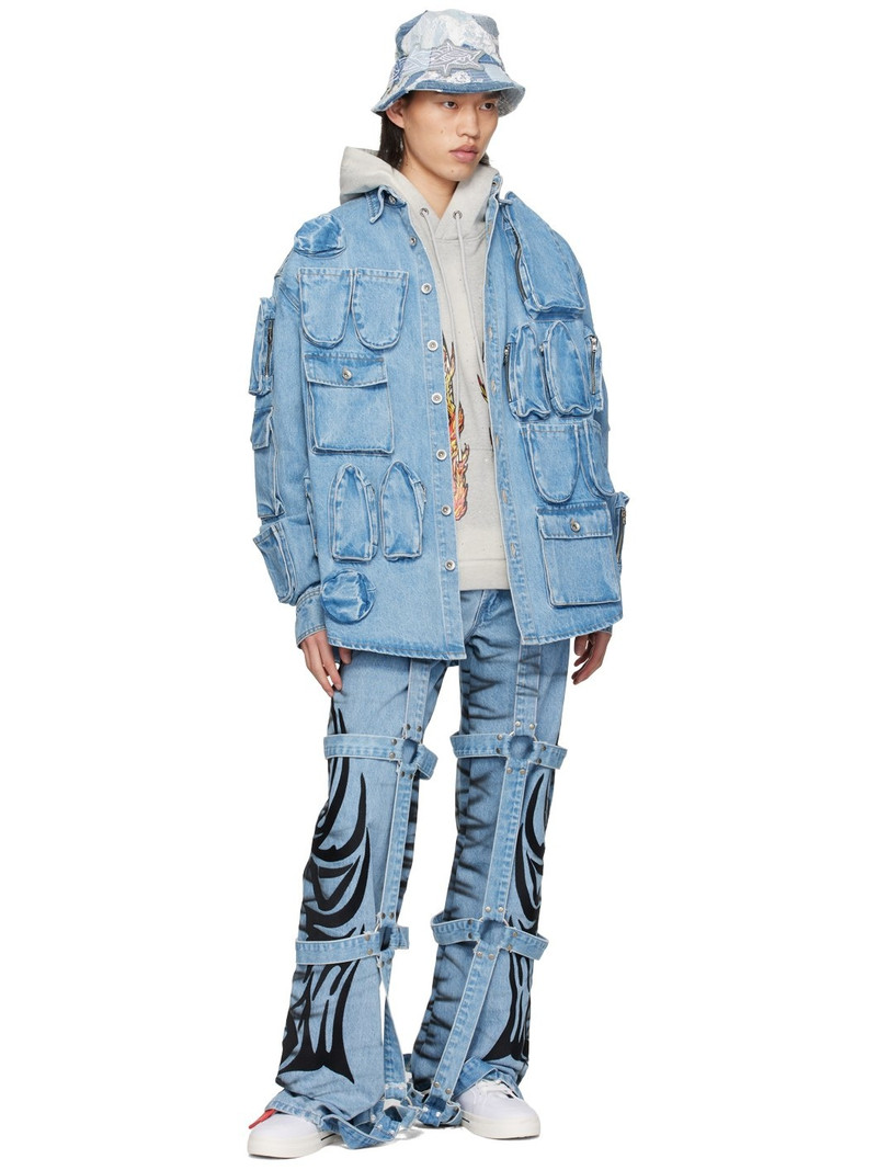 WHO DECIDES WAR Gray Flame Glass Hoodie outlook