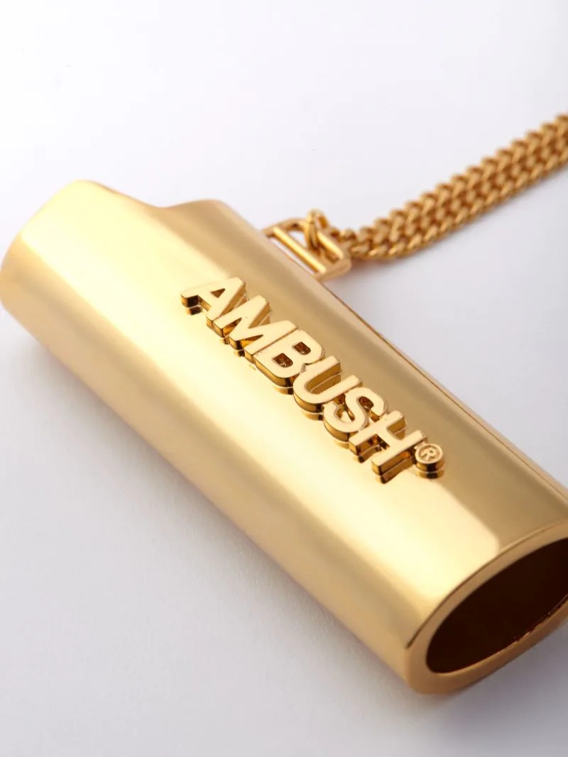 SS21 LOGO LIGHTER CASE NECKLACE - 4