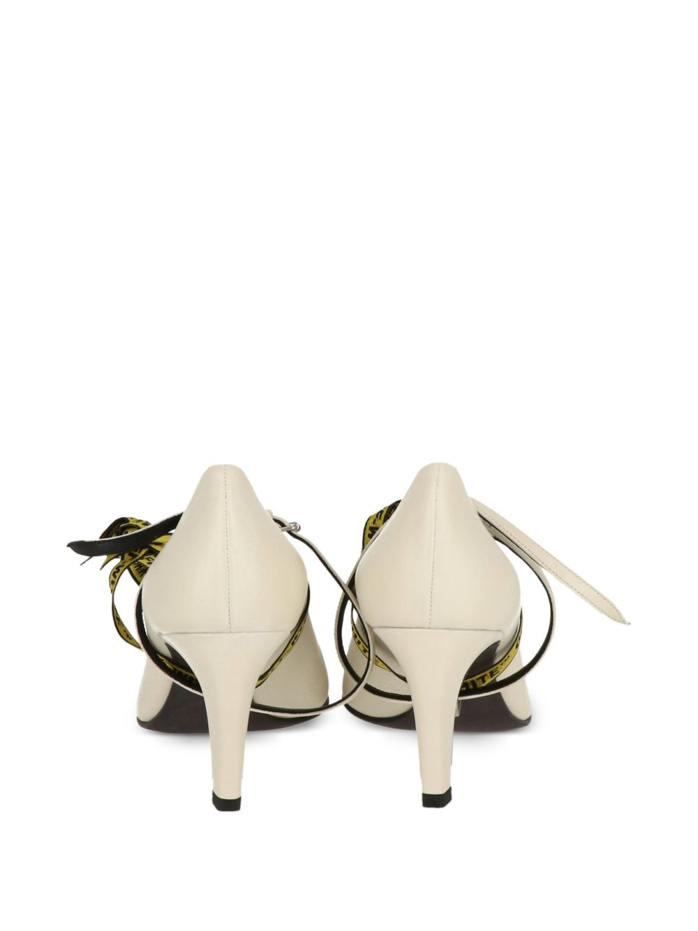 ribbon-tie pointed pumps - 3