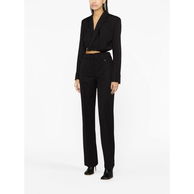 Black Ficelle tailored pants - 4