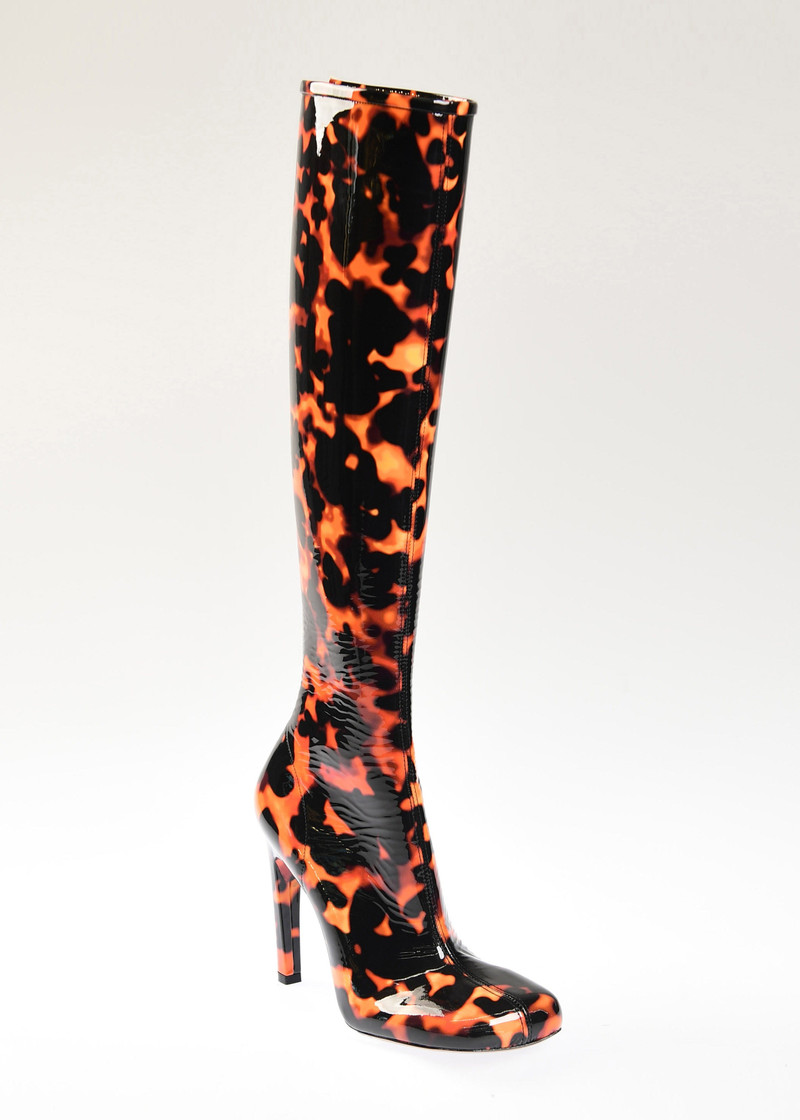 Dries Van Noten TORTOISESHELL BOOTS outlook