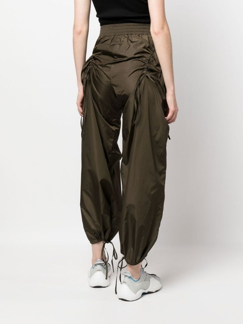ruched parachute trousers - 4