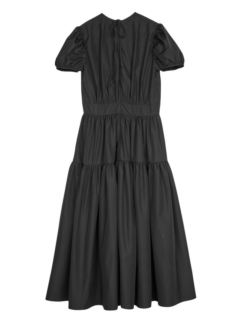 CECILIE BAHNSEN Cilia gathered-detail midi dress outlook