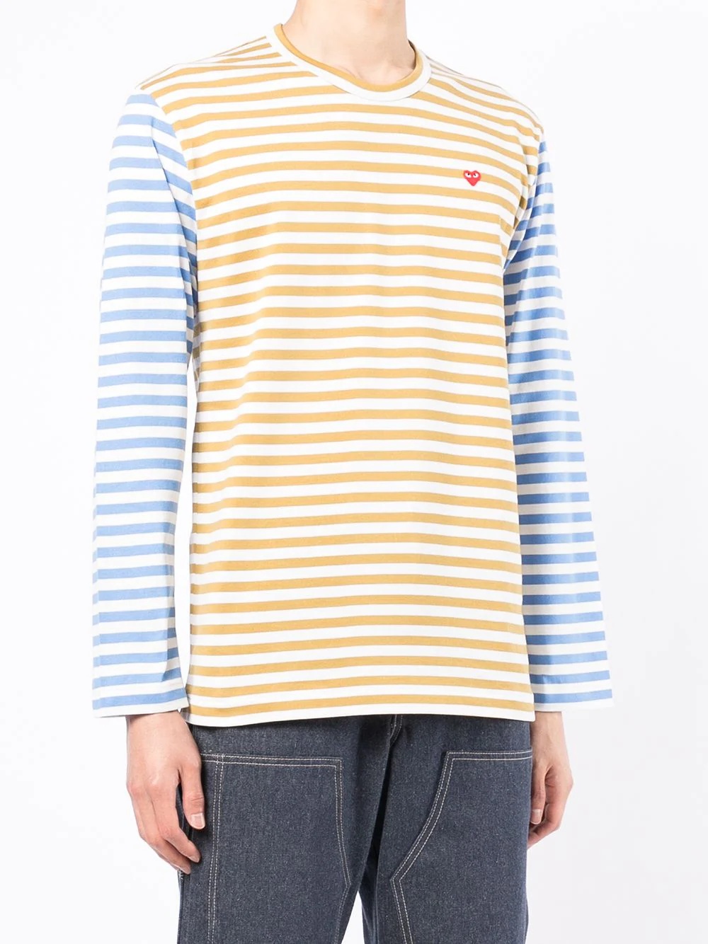 striped long-sleeve T-shirt - 3