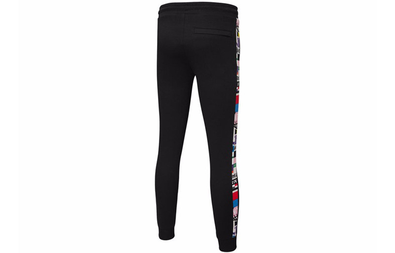 PUMA PUMA Printing Drawstring Casual Long Pants Black 531291-01 outlook