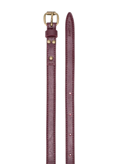 Acne Studios slim leather belt outlook