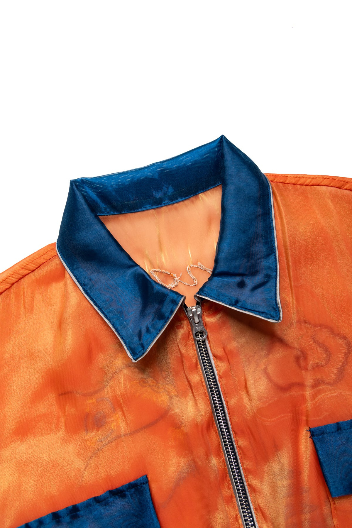 Sheer Pearl Mosquito Guard 2TONES Vietnam JKT - Orange x Blue - 7