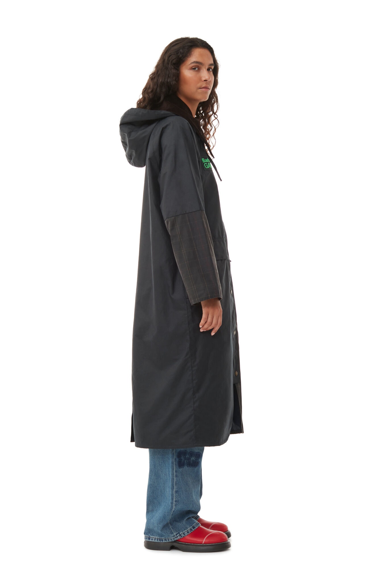 GANNI X BARBOUR BURGHLEY WAX JACKET - 5