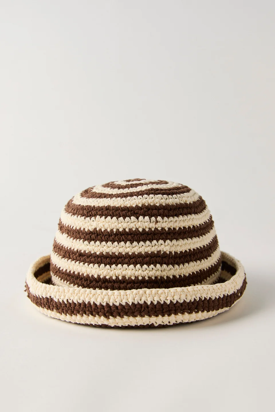 Striped Crochet Sailor Hat - 1
