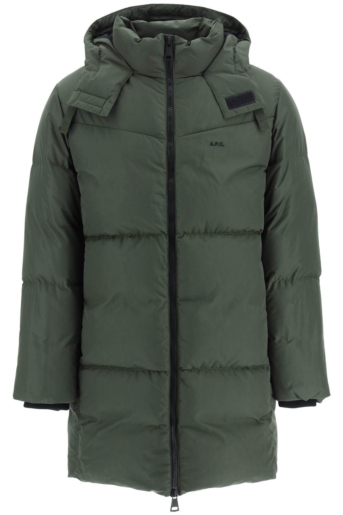 JEREMY LONG RIPSTOP DOWN JACKET - 1