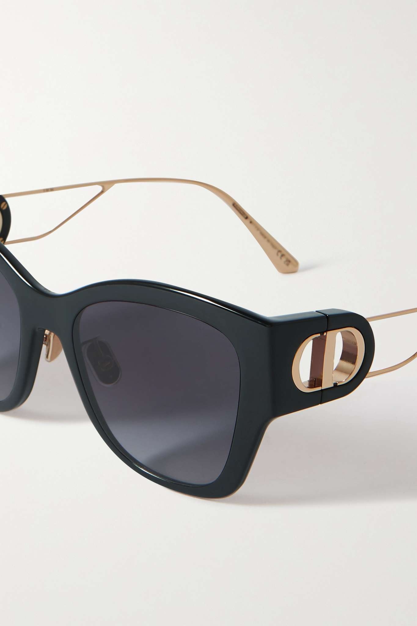 Montaigne oversized square-frame tortoiseshell acetate and gold-tone sunglasses - 4