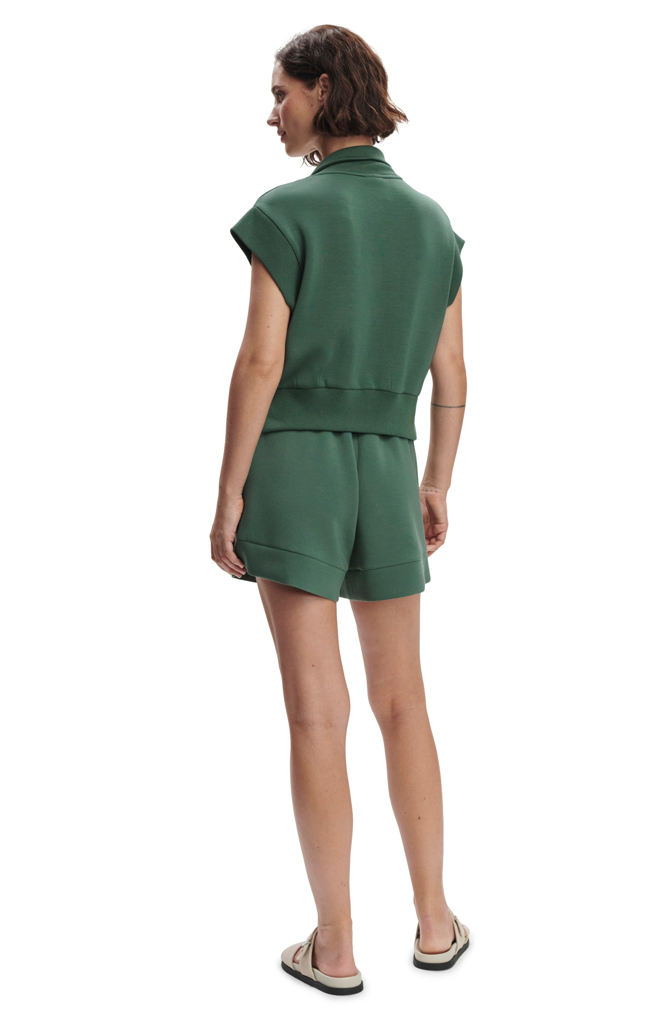 Varley Atrium High Waist Shorts in Cilantro at Nordstrom - 6