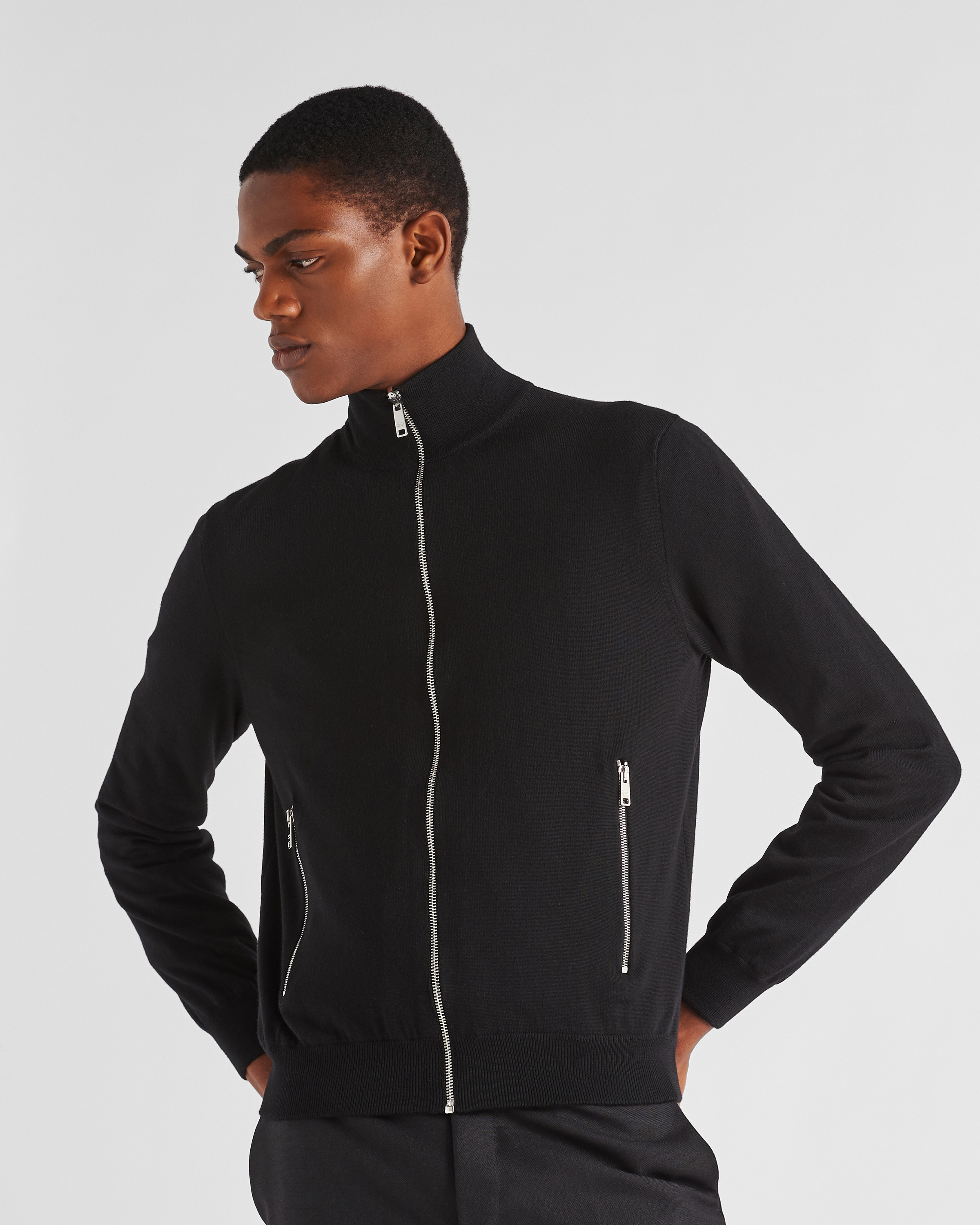 Reversible wool and Re-Nylon jacket - 4