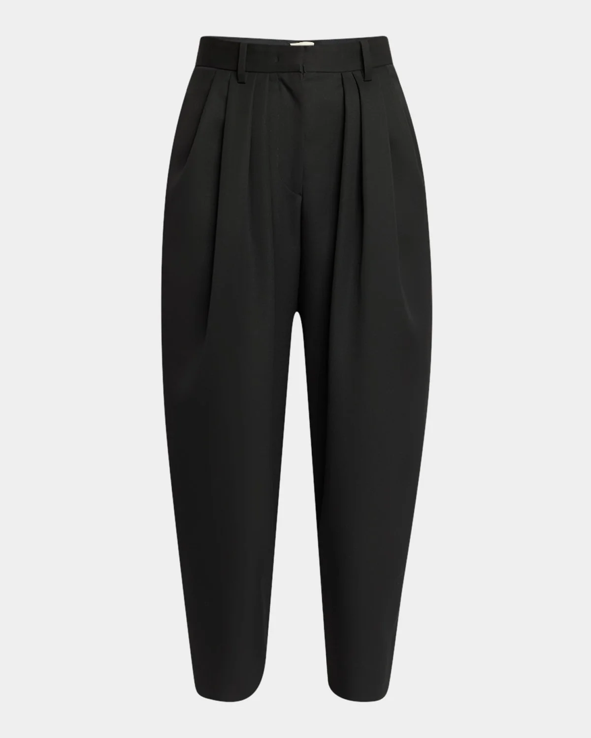 Janice Pleated Wool Pants - 1